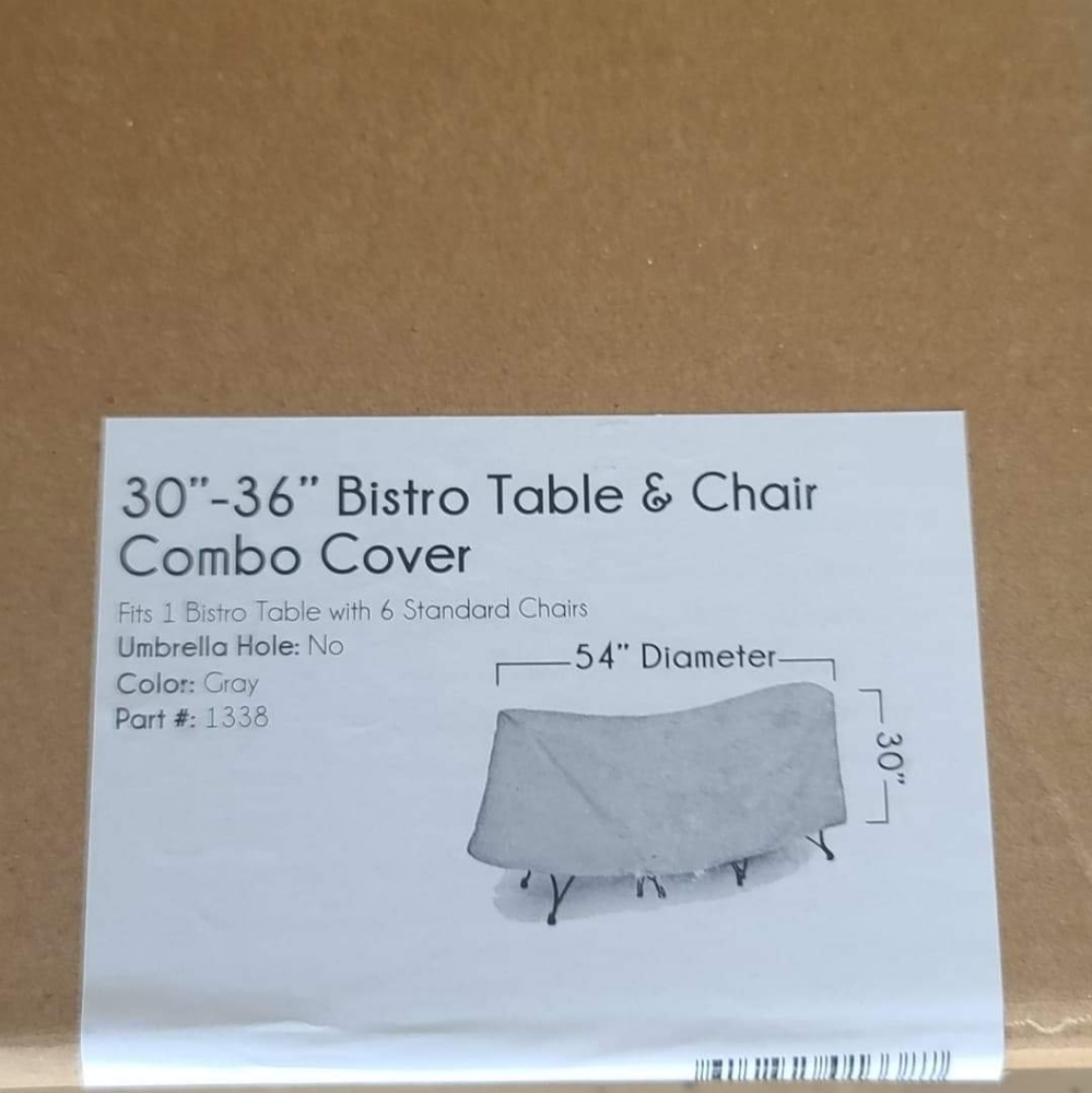 Bistro set patio cover